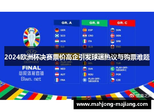 2024欧洲杯决赛票价高企引发球迷热议与购票难题 2024欧洲杯决赛票价高企引发球迷热议与购票难题